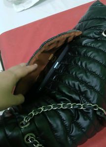 Chic Quilted Black Handbag