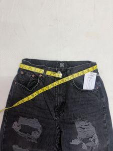 Black Ripped High Waisted Jeans