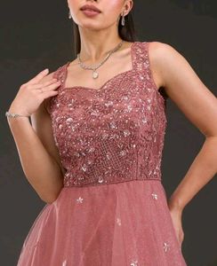 Stunning Embellished Ethnic Gown + dupatta