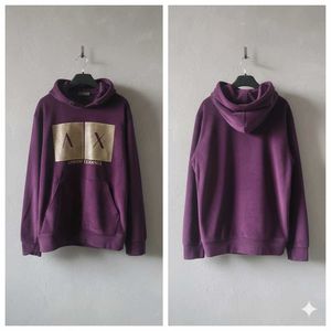 AX Armani Exchange Velour Hoodie