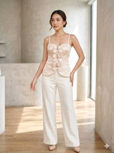 Elegant Gold Corset Top