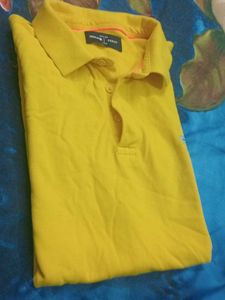 Men's Yellow Polo T-Shirt