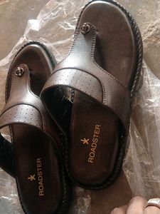 Men's Roadster Brown Leather Sandals