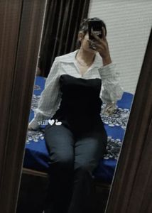 Chic Two-Tone top shirt