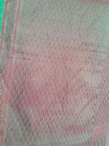 Elegant shiny Nalli silk stole/ dupatta