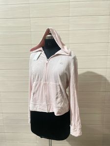 Juicy Couture Velour Zip-Up Hoodie