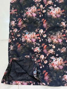 Floral  Print slit Pencil Skirt