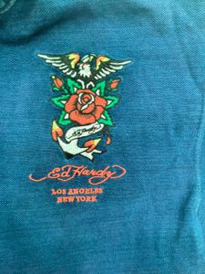 Ed Hardy "Death or Glory" Graphic Polo