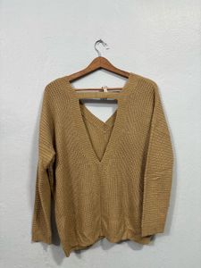 Cozy V-Neck Knit Sweater