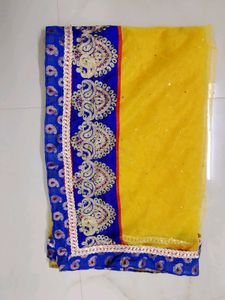 Embroidered Lahenga dupatta