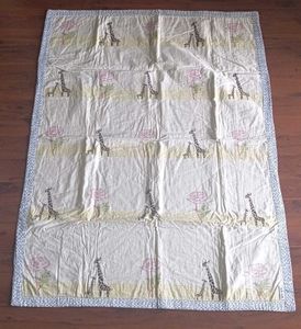 Giraffe Print Quilted Bed Cover(0-5yrs)