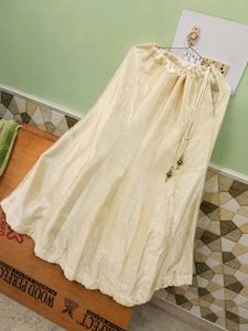 Elegant Cream Ethnic Skirt🌼