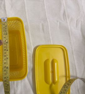 Yellow Plastic Storage Container (Unused)