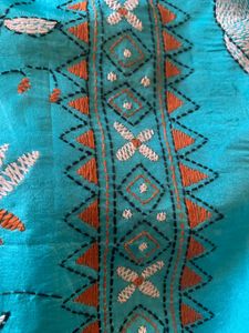 Kantha Pure silk Saree
