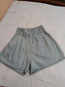 Light Wash Denim Shorts