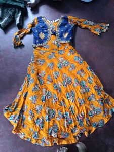 Beautiful Yellow Ethnic Gown