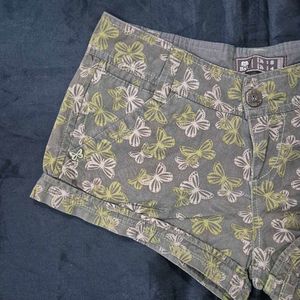 Cute Butterfly Print Shorts y2k korean