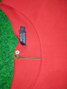 Red Peplum Tank Top