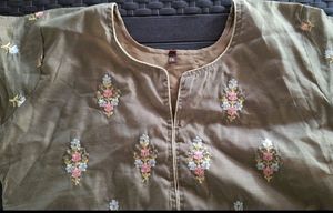 Grey Anarkali Kurta