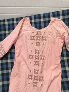Peach Kurta