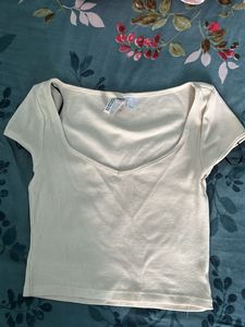 h&m crop top