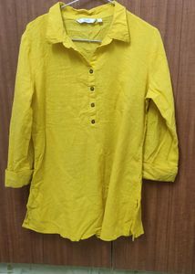 Mustard Yellow Tunic Top - MAX