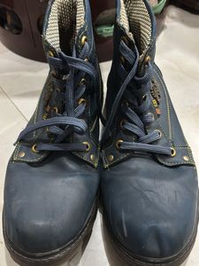 Men's Blue CAT Boots