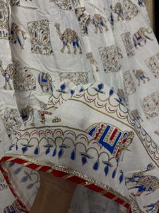Bohemian Elephant Print Maxi Skirt