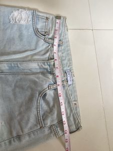 Distressed Lightwash Denim