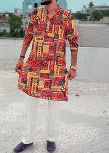 Navratri Vibrant Patchwork Print Kurta