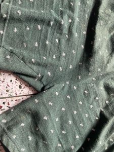 Cute Green Patterned Shorts