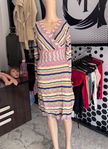 Striped Knit Dress