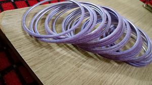 28 Piece Lavender Colour Bangle Set