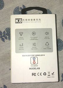 K8 Wireless Microphone for Vlogging