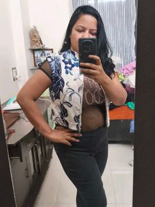 Chic Blue Floral Jacket