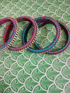 Vibrant Silk Thread Bangles