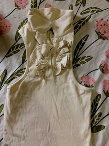H&amp;M Sleeveless Collared Top