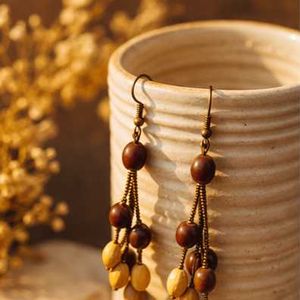 Unique Beaded Dangle Earrings