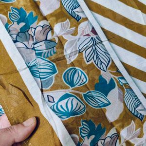 Elegant Cotton Unstitched Suit,  Dress material Wi