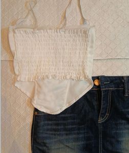 White Corset Top