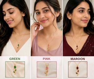 Elegant Rose Pendant Necklace