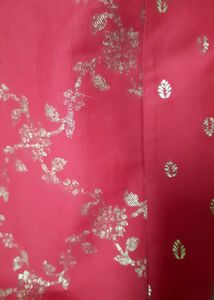 Beautiful Red Kurta with Golden Print