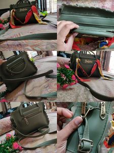 Beautiful 😻 Olive Handbags+ Sling bag 😍💰
