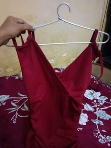 Elegant Red Party Dress
