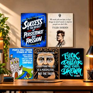 Set of 5 Motivational Wall Posters | Inspirational