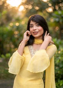Butter Yellow Bollywood Set