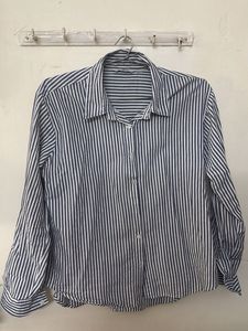 Classic Striped Button-Up Shirt