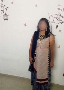 Stylish Sleeveless Kurti with Unique Pattern