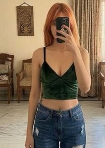 Elegant Velvet Camisole Top