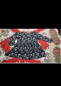 Elegant Floral Print Kurta